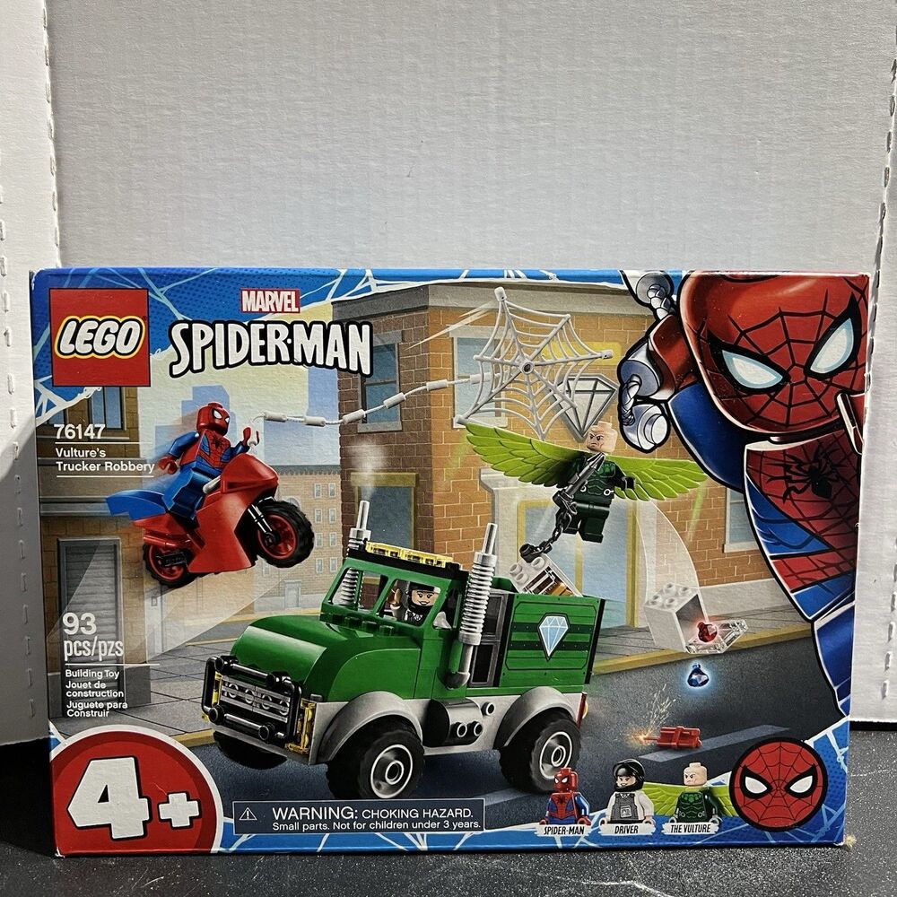 Lego Marvel Spider-Man Vulture's Trucker Robbery 76147 New